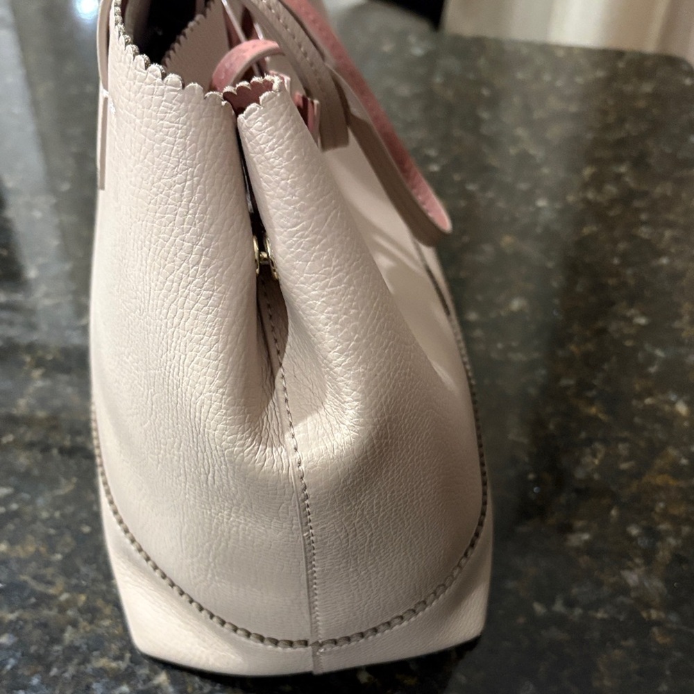 kate spade blush pink bow tote - Picture 6 of 11